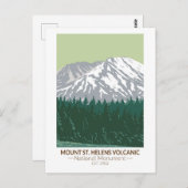 Mount St Helens National Volcanic Monument Briefkaart (Voorkant / Achterkant)