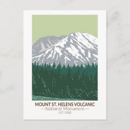 Mount St Helens National Volcanic Monument  Briefkaart