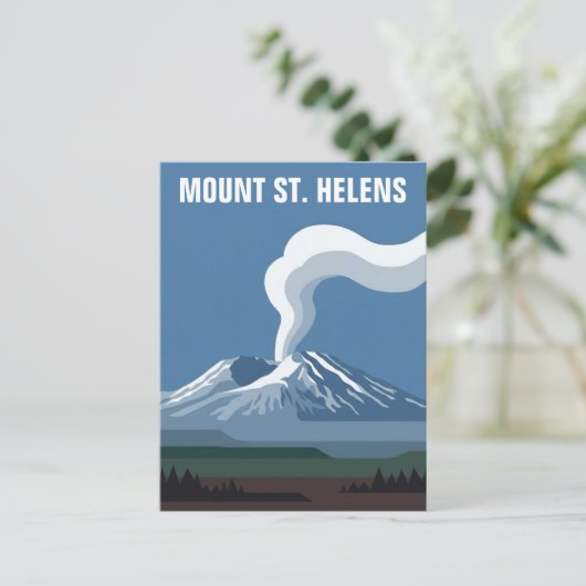 Mount St Helens National Volcanic Monument Briefkaart (Staand voorkant)