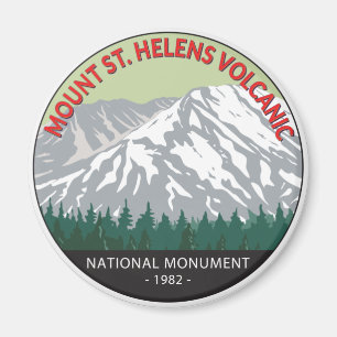 Mount St Helens National Volcanic Monument  Magneet