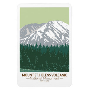 Mount St Helens National Volcanic Monument  Magneet