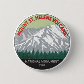 Mount St Helens National Volcanic Monument  Ronde Button 5,7 Cm (Voorkant)