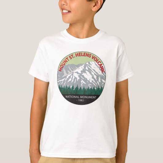 Mount St Helens National Volcanic Monument  T-shirt (Voorkant)