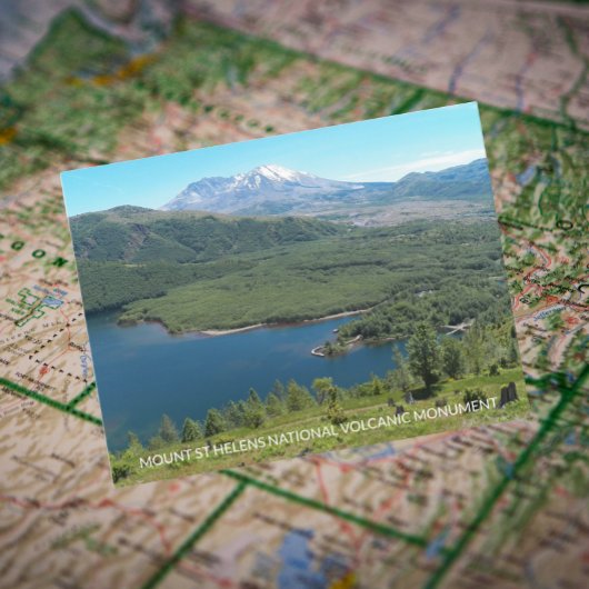 Mount St Helens National Volcanic Monument Travel Briefkaart