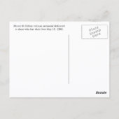 Mount St Helens National Volcanic Monument Travel Briefkaart (Achterkant)