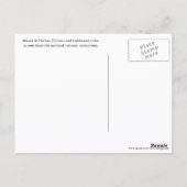 Mount St Helens Volcano en Coldwater Lake Travel Briefkaart (Achterkant)