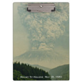 Mount St Helens vulkaanuitbarsting Aspluim Klembord (Voorkant)