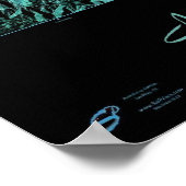 Mount St. Helens Wahington satellietposter Poster (Hoek)