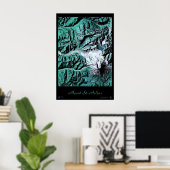 Mount St. Helens Wahington satellietposter Poster (Thuiskantoor)