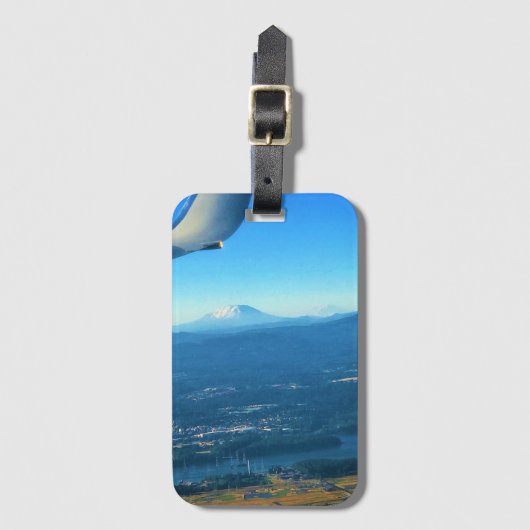 Mount St. Helens, Washington Bagagelabel (Voorkant (verticaal))