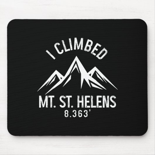 Mount St Helens Washington Bergbeklimmen Summit Muismat (Voorkant)