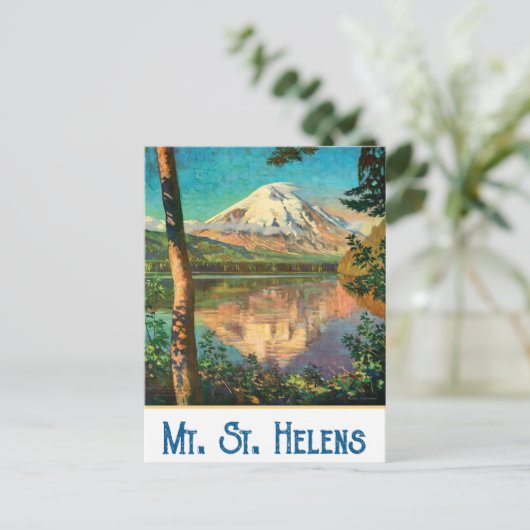 Mount St Helens, Washington Briefkaart (Staand voorkant)