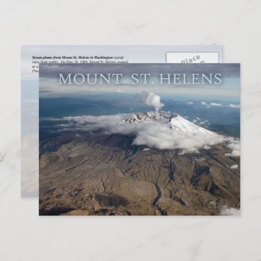 Mount St. Helens, Washington Briefkaart (Voorkant / Achterkant)