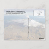 Mount St. Helens, Washington Briefkaart (Achterkant)
