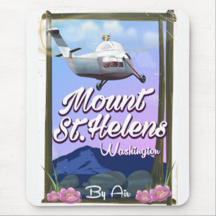 Mount St. Helens Washington Reisposter Muismat