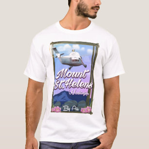 Mount St. Helens Washington Reisposter T-shirt