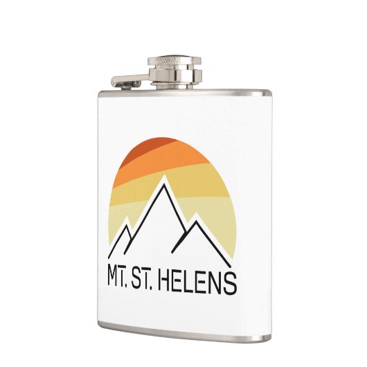 Mount St. Helens Washington Retro Heupfles (Links)