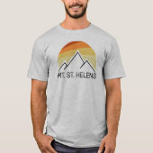 Mount St. Helens Washington Retro T-shirt (Voorkant)