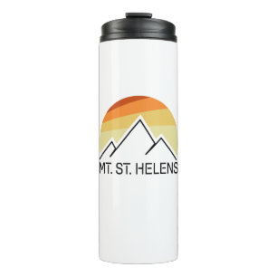 Mount St. Helens Washington Retro Thermosbeker