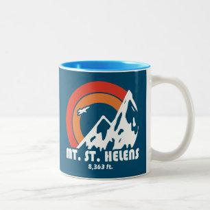 Mount St. Helens Washington Sun Eagle Tweekleurige Koffiemok