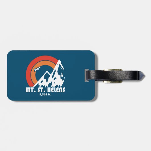 Mount St. Helens Washington Zon Arend Bagagelabel (Achterkant horizontaal)
