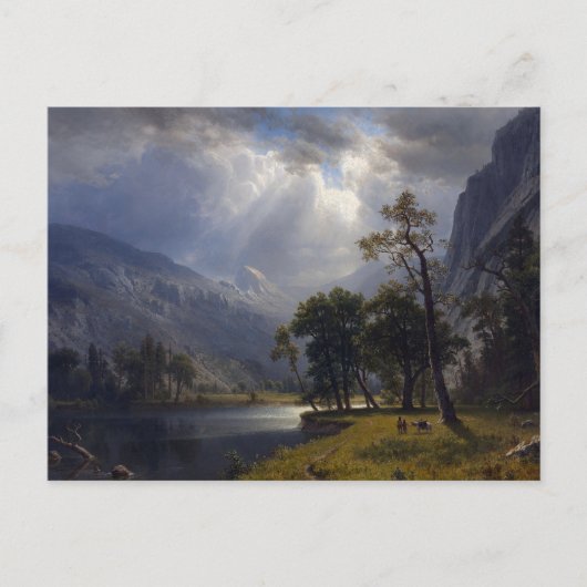 Mount Starr King, Yosemite door Albert Bierstadt Briefkaart (Voorkant)