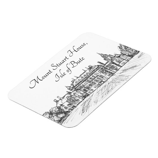 Mount Stuart House, eiland Bute- Magneet (Linkerzijde)