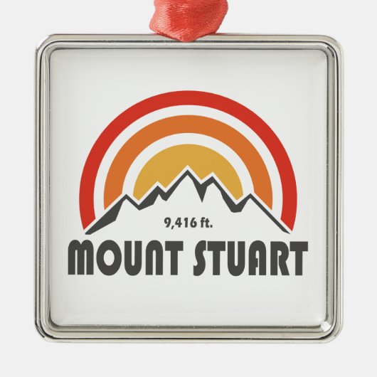 Mount Stuart Metalen Ornament (Voorkant)