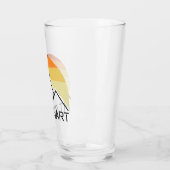 Mount Stuart Washington Retro Glas (Links)