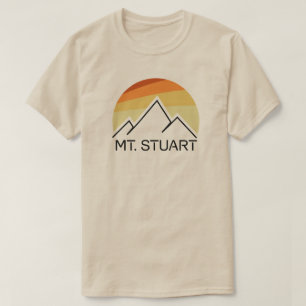 Mount Stuart Washington Retro T-shirt