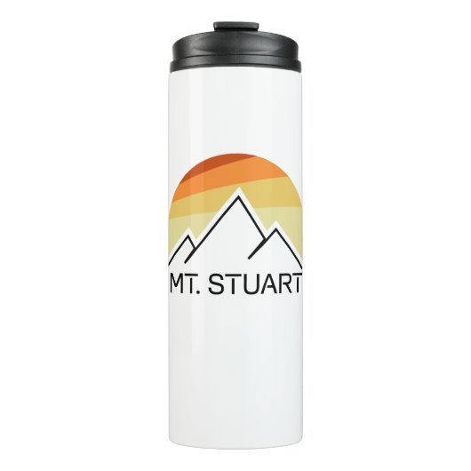 Mount Stuart Washington Retro Thermosbeker (Voorkant)