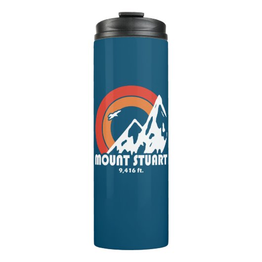 Mount Stuart Washington Sun Eagle Thermosbeker (Voorkant)