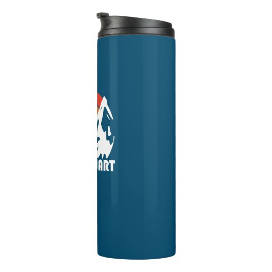 Mount Stuart Washington Sun Eagle Thermosbeker (Geroteerd rechts)