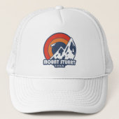 Mount Stuart Washington Sun Eagle Trucker Pet (Voorkant)
