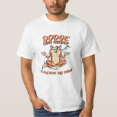 Mount Stupid Dunning Kruger Effect T-shirt (Voorkant)