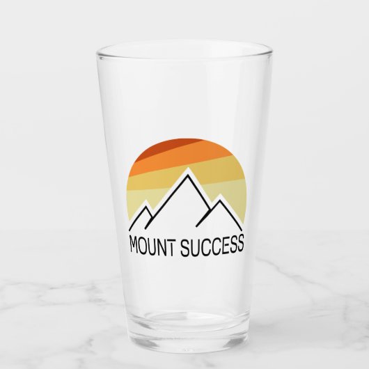 Mount Success New Hampshire Retro Glas (Voorkant)