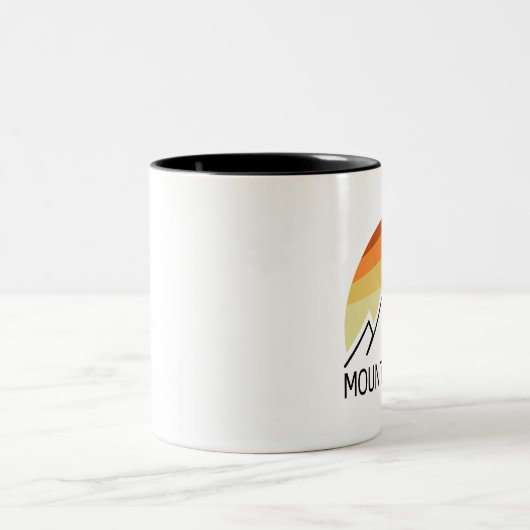 Mount Success New Hampshire Retro Tweekleurige Koffiemok (Center)