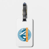 Mount Success New Hampshire Stars Moon Bagagelabel (Achterkant verticaal)