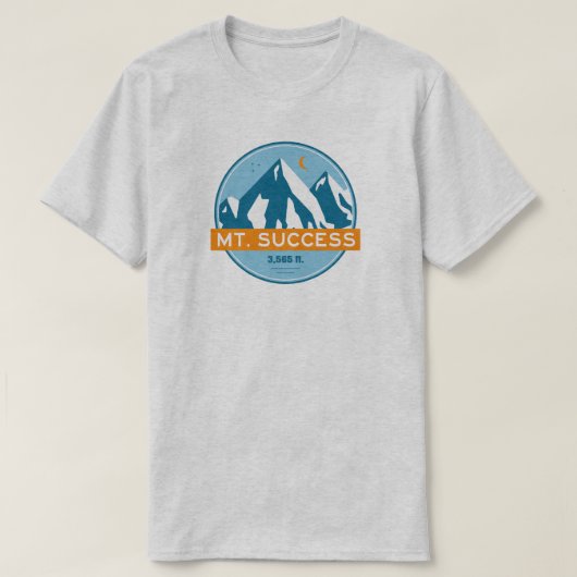Mount Success New Hampshire Stars Moon T-shirt (Design voorkant)