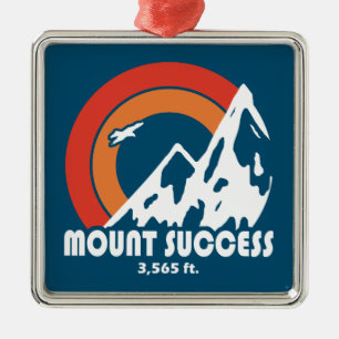 Mount Success New Hampshire Sun Eagle Metalen Ornament