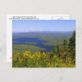Mount Sunapee Lake Sunapee Uitzicht Briefkaart (Voorkant / Achterkant)