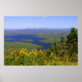 Mount Sunapee Lake Sunapee Uitzicht Poster (Voorkant)