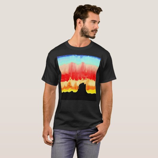 Mount Sunset   T-shirt (Voorkant volledig)
