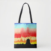 Mount Sunset Tote Bag (Voorkant)