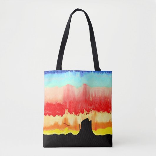 Mount Sunset Tote Bag (Voorkant)