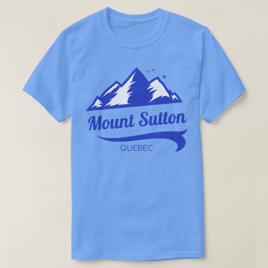 Mount Sutton ski Quebec T-shirt (Design voorkant)