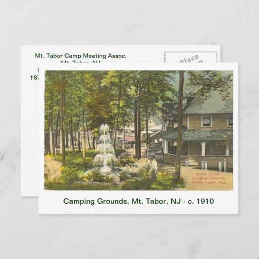 Mount Tabor, New Jersey - c. 1910 Briefkaart (Voorkant / Achterkant)