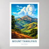 Mount Tamalpais California Travel Print (Voorkant)