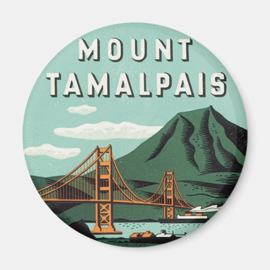 Mount Tamalpais Magneet (Voorkant)