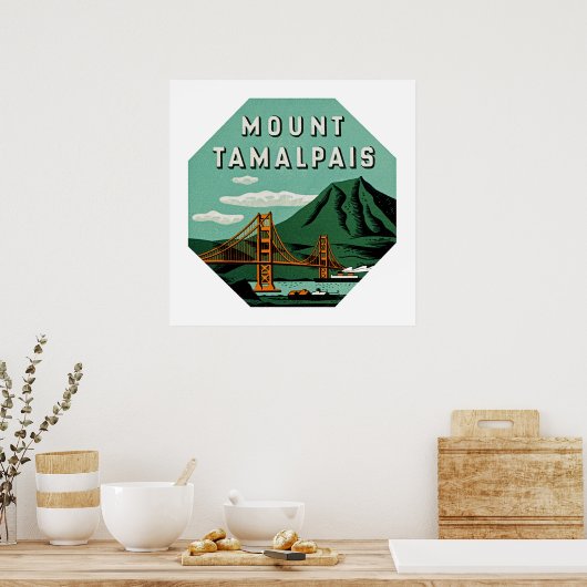Mount Tamalpais Poster (Keuken)